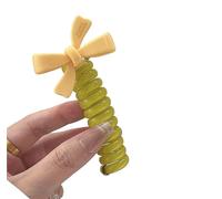 1pair Adult Telephone Cable Ring Cute Hair Large Frosted Tie Head Children's Hephone for Thick & Thin Hair(250)