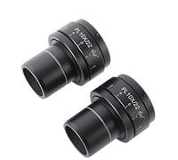 1Pair Binocular Microscope Eyepiece PL10X/22 Wide-Field High Eye Point Microscope Eyepieces 30mm Interface