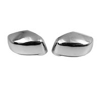 1Pair Car Chrome Rearview Mirror Cover Shell for TIIDA 2005-2010 Exterior Side Door Reverse Frame Housing