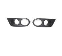 1Pair Car Front Bumper Fog Light Cover Grille ABS Plastic Compatible With BMW E46 M3 2-Door 2001-2006 Non M-Tech(Matte Black)