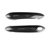 1Pair Car Modification Carbon Fiber Door Handle Cover Trim Compatible For Supra A90 2018-2021 Car Door Handle Cover Side Door Handle Trim