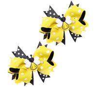 1Pair Cartoon Flower Ornament Bows Hair Clip Comfortable And Practical Hair Accesories Cosplay For Different Hairstyles