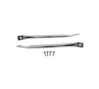 1Pair Chrome Radiator Support Bars W/ Bolts for Chevy Camaro Z28 1970-1981 Street Hot Rod 17 3/4 Radiator Bracket