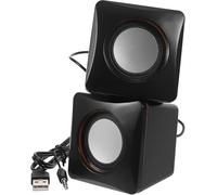 1Pair Classic Mini USB Wired Speakers for Computers Portable Desktop Audio for Compact with Deep Bass and Rich Sound Easy to Use and Clean, Ideal for Professional Maintenance and Precision Scribi...