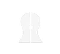 1Pair Clear Guitar Guard 23/26 Inches Acoustic Guitar Pickguard Sticker Anti-scratch Guitar Guard Plate Parts Acoustic Guitar Pickguards (Color : 23-inch)