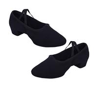 1Pair Comfortable Low Heel Ballet Dance Shoes for Women Breathable Soft-Soled Yoga and Stage Performance Footwear Lightweight Anti-Skid Sole Design for Dance Freedom