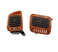 1Pair Dash Air Conditioner Vent Grille With Wood Grain Panel Stickers For Toyota For Land Cruiser 1998-2007 LC100 For FJ Cruise CRRYUQWWM