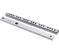 1Pair Drawer Runners,17mm Wide Mini Two-Section Ball Bearing Cabinet Drawer Two Way Slide Drawer Repair Kit(13inch 310mm)(15inch 374mm)