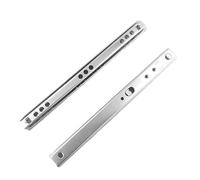 1pair Drawer Steel Ball Slide Duty 10-15kg Extension Ball Guide Bearing Drawer Slide Runner 8/10/11/14/16 Inches(17MM 13inch 310mm)