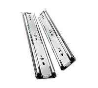 1pair Duty Drawer Slides Full Extension Side 12 14 16 18 20 22 24 26 28 30 32 34 36 40 Inch Metal Rails Track Guide(32inch(800mm))