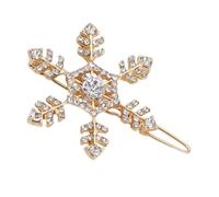 1pair Fashionable Alloys Snowflake Hair Pin Stage Performances Hairclip For Romantics Occasion