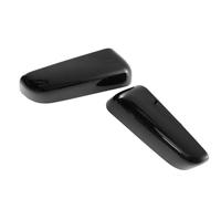 1Pair Fit For F&ord F150 2009-2014 Rearview Mirror Cover Housing Left Right Side Door Wing Cap Shells Replacement Car Accessories(Glossy Black)