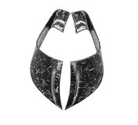 1pair Fixed Wind Motorcycle Aerodynamic Fairing Black For Y&amaha For YZF-R7 2021-2023(Forged colours)