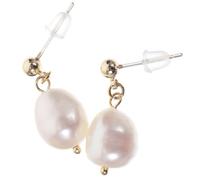 1Pair Freshwater Pearl Earrings for Women Delicate Baroque Pearl Ear Studs Elegant Jewelry for Weddings Anniversaries and