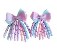 1pair Friendly Bows Hair Clip Lovely Bowknot Babies Hair Barrettes Lolitas Hairpin for Parties and Special Occasion