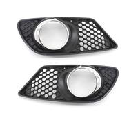 1Pair Front Bumper Cover Grille Compatible for Mercedes Benz C-Class W204 2008-2010 Fog Light Lamp Grill Bezel Frame Auto Accessories