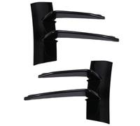 1Pair Front Bumper Spoiler Wind Knife Compatible With Audi A4 S4 B9 | Fits TDI Sedan And Avant 2020-2024; Includes Front Lip Air