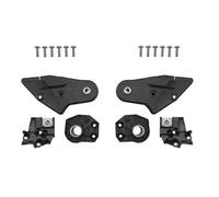 1Pair Front Headlight Repair Bracket Mount Kits for C Class W203 W204 2008-2014 A2048201114 A204820 Black