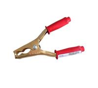1Pair Heavy Duty Battery Clips, Big Copper Plated Insulated Alligator Clamps for Car Battery(1 red and 1 Black)