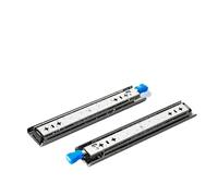 1pair Industrial Drawer Slides with Lock - 10" to 50" Adjustable Cabinet Hardware for Smooth Operation(90cm)