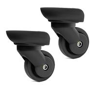 1Pair Luggage Suitcase Replacement Wheel Roller Hardware Repairing 360 Degree Spinner Caster Heavy Duty Wheel
