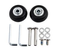 1Pair Luggage Wheels Replacement, Universal Wheel Trolley Case Wheels Suitcase Replacement Wheels for Suitcase Trolley(54MM*18MM)