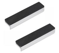 1Pair Magnetic Vice Grips Jaw, 125mm Vise Jaws Universal Aluminum Alloy Rubber Soft Vice Jaws Professional Tools Rubber Protector for Woodworking Jewelry Crafting