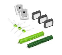 1pair Main Brush & A'c3pcs Hepa Filter & 3pcs Side Brush & 2pcs Dust Bag Compatible With IRobot Roomba I7 E5 E6 I Series Vacuum Parts