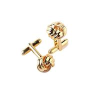 1Pair Men's Vintage Tone Twist Cuff Links Wedding Gift(Color 1)