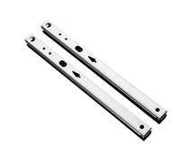 1Pair Micro Drawer Slide Ball Guide Two Sections 17mm Wide Steel Fold Rail Furniture Hardware Fittings(278MM)