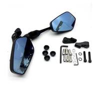 1Pair Motorcycle Rearview Mirror View Side Mirrors For XADV750 150 Mirror Side Rearview Mirrors(Blu)