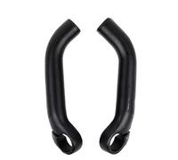 1Pair Mountain Bike Cow Horn Auxiliary Handlebar - Aluminum Alloy, Mini, Extended, Colored, Bicycle Accessories(C Black)