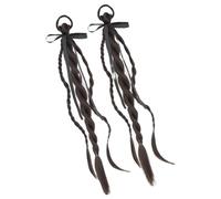 1Pair Natural Ponytail Hair Extension Hair Rope For Women And Girl With Synthetic Fiber Classical Color