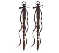 1Pair Natural Ponytail Hair Extension Rope For Women And Girl With Synthetic Fiber Classical Color