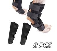 1Pair Pet Knee Pads Support Brace for Leg Hock Joint Wrap Injury Recover Legs Do