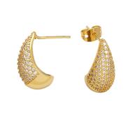 1pair Polish Earrings In The Shape Of Water Drops For Women Gold -plated/Silver -plated Earrings Gift
