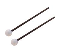 1Pair Portable Steel Tongue Drum Mallets With Wood Handle Glockenspiel Drum Stick Soft Rubber Head Drumsticks Enduring