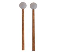 1Pair Portable Steel Tongue Drum Mallets With Wood Handle Glockenspiel Drum Stick Soft Rubber Head Drumsticks Enduring