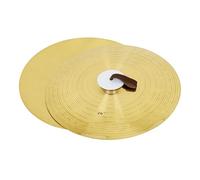 1PAIR Professional Crash Cymbals Multiuse Practice Cymbals Portable Percussion Instruments Brass Band Ensemble Cymbal