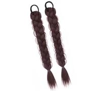1Pair Quick Styles Ponytail Braid Hair Extension With Easy Use Hairtie For Natural Looking Hair Transformation Daily Use Braids Hairband For Quick Styles