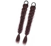 1Pair Quick Styles Ponytail Braid Hair Extension With Easy Use Hairtie For Natural Looking Hair Transformation Daily Use Braids Hairband For Quick Hair Styles