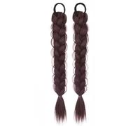 1Pair Quick Styles Ponytail Braid Hair Extension With Easy Use Hairtie For Natural Looking Hair Transformation Daily Use