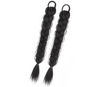 1Pair Quick Styles Ponytail Braid Hair Extension With Easy Use Hairtie For Natural Looking Hair Transformation Daily Use Braids Hairband For Quick Styles