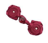 1pair Rose Nose Chinese Cheongsam Knot Button Closure Ribbon Fastener Tang Shirt Suit Sewing Craft Accessories Buttons Shirt Closure