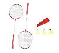1Pair Shuttlecocks Racquet Light Weight Badminton Racket Set Professional Double Badminton Racquet For 2 Players Playing Shuttlecocks For Kids Players Indoor Outdoor Sport
