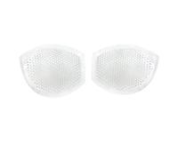 1Pair Silicone Gel Perforated Bra Swimwear Push Up Booster Pads Bra Insert Invisible Breast Chest Enhancer Cups for Underwear Dress Swimsuit or Bikini (Transparent)