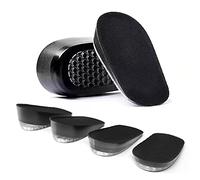 1Pair Silicone Height Increased Shoes Pad Half Plain Gel Heel Pads for Men and Women Shoe Insoles