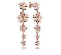 1pair Silver Multicolor Loving Pendant For Women Earings For A Gift For Mother's Day