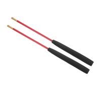 1Pair Slip Chinese Diabolo Sticks Solid Acrobatics Juggling Handsticks with Line Design for Enhanced Skills Lightweight for Indoor