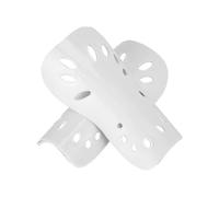 1Pair Soccer Leg Warmers Match Training Sports Pads Shin Guards Protectors Calf Guard Inserts for Boys Girls Teens Leg Calf(White,S)